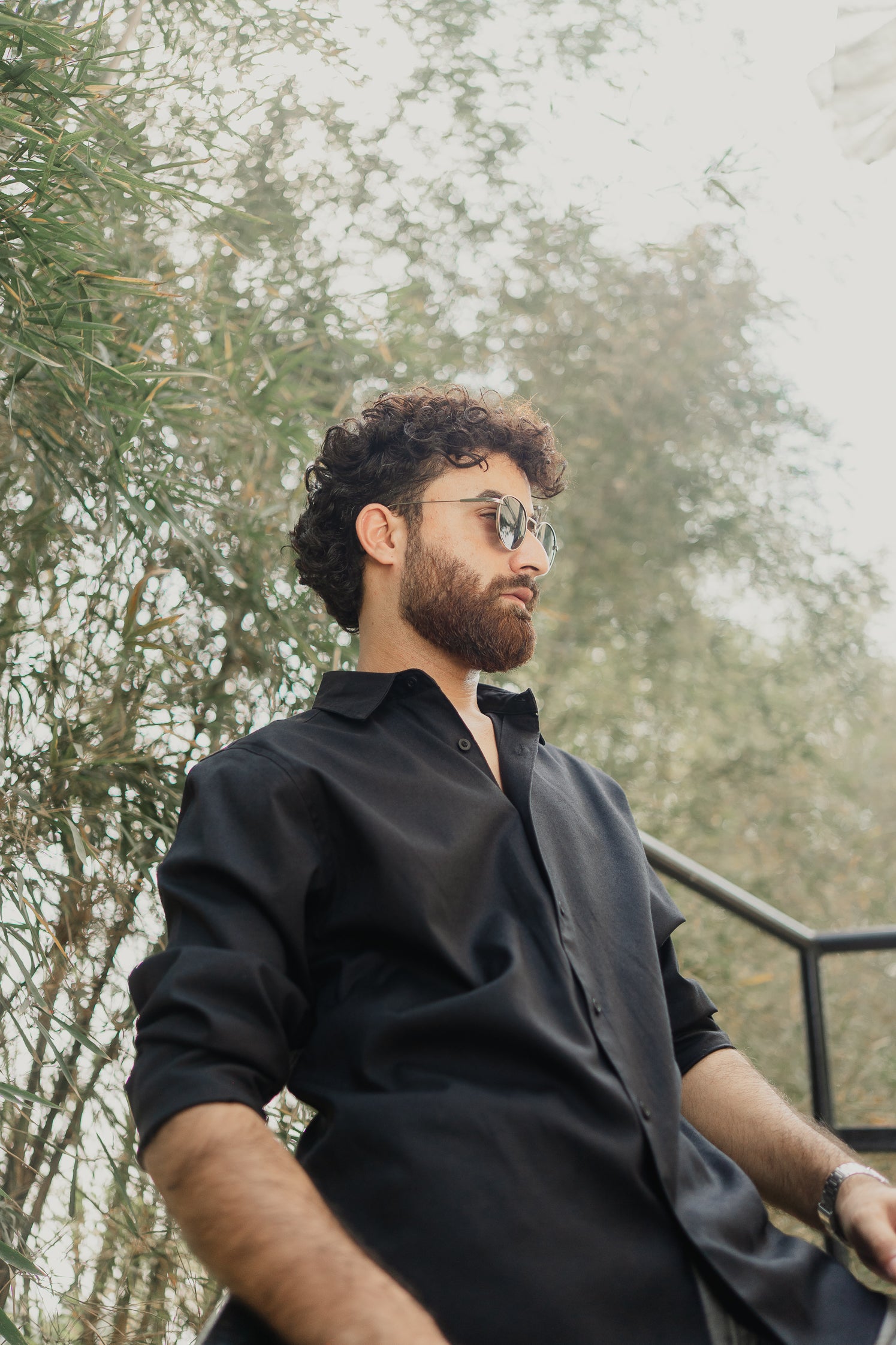Oxford Shirt for Men - Black