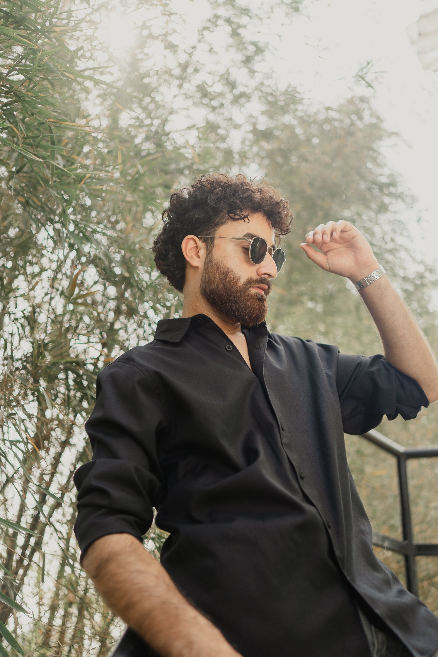 Oxford Shirt for Men - Black