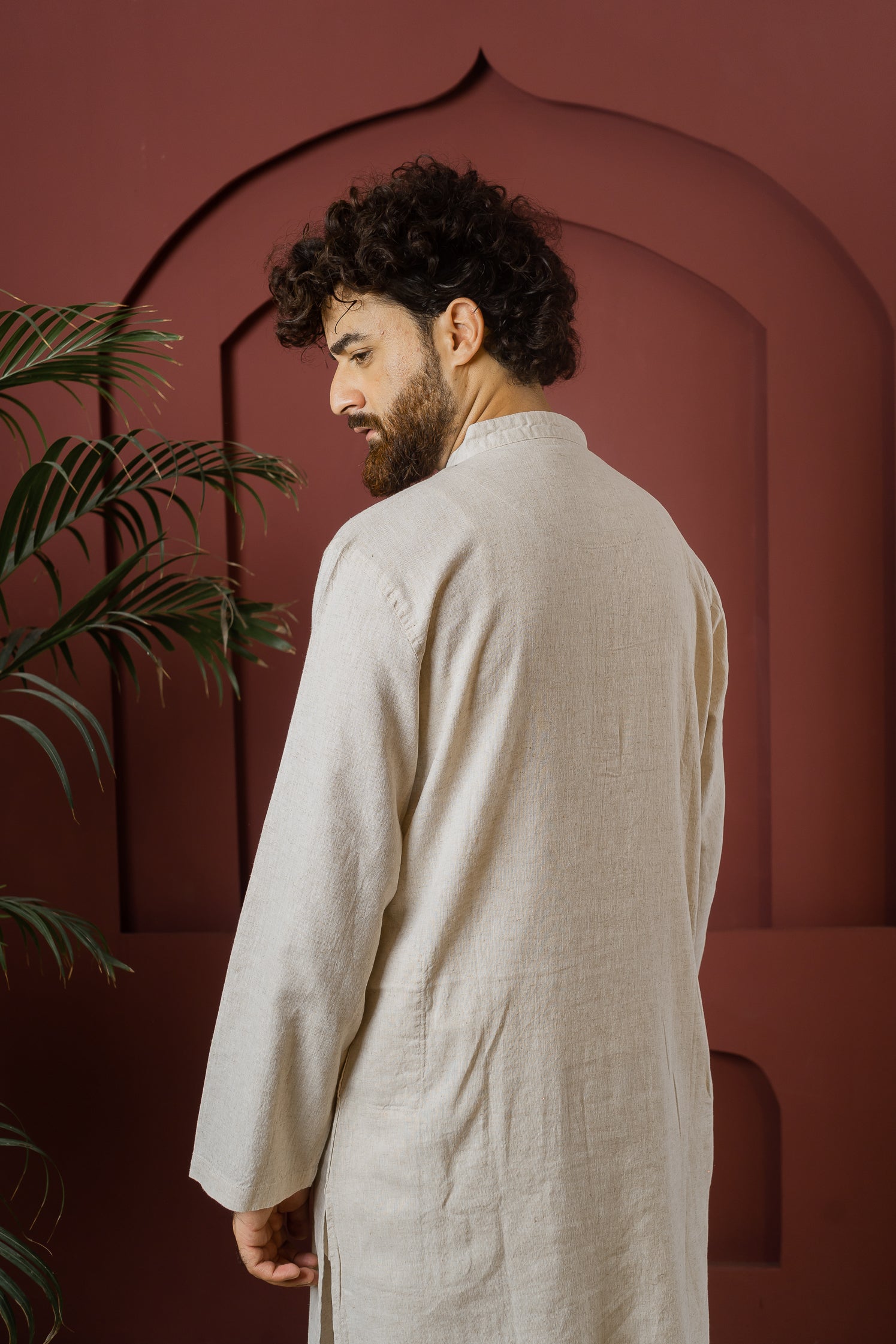 Auraq - Sand Embroidered Panjabi