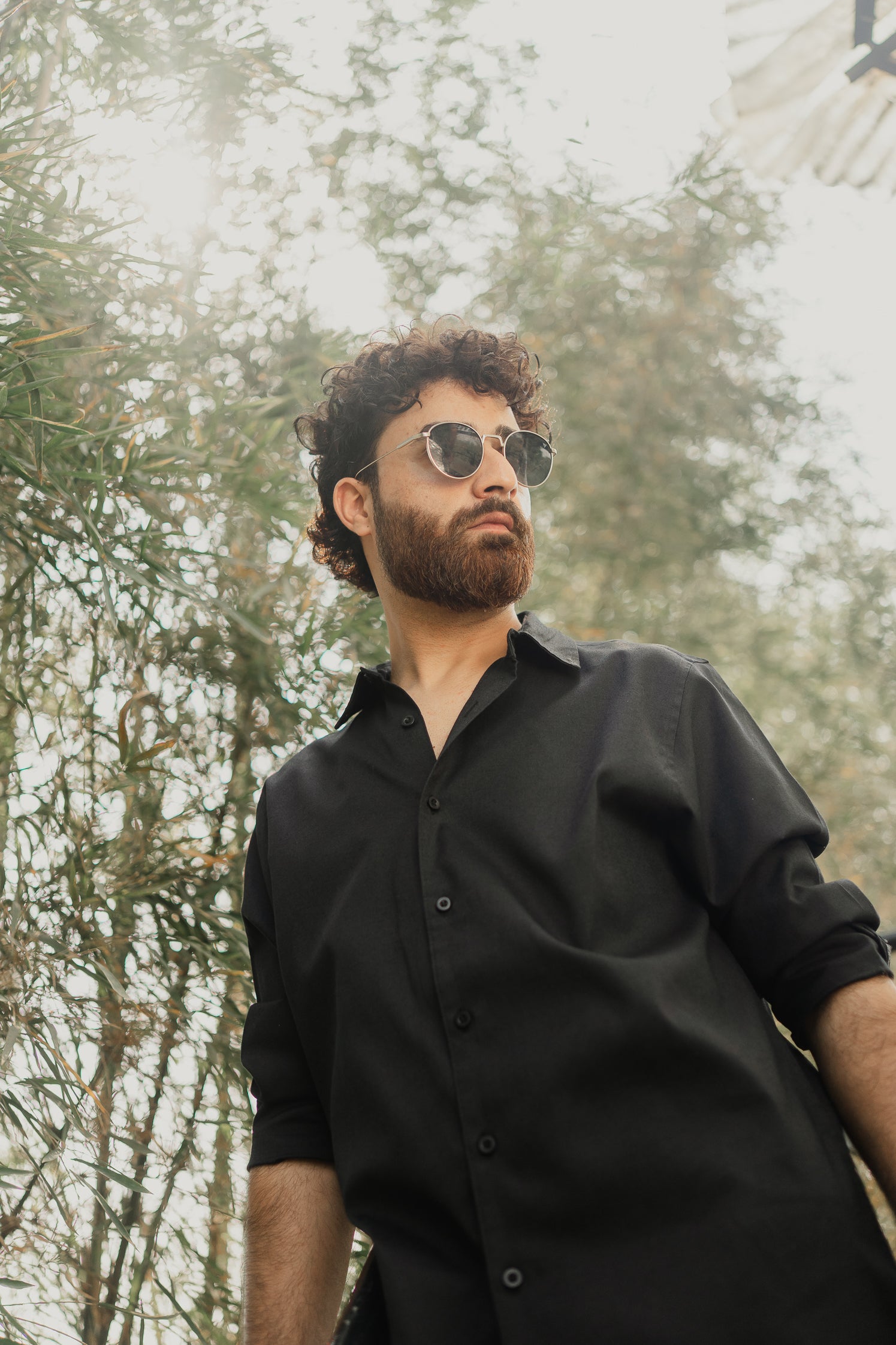 Oxford Shirt for Men - Black
