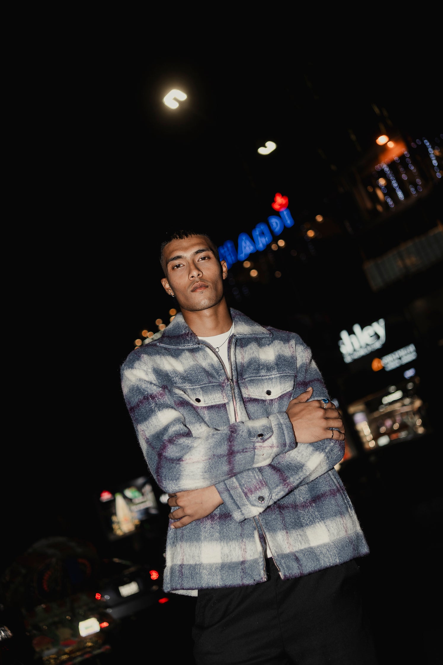 Oslo - Soft Brushed Jacket For Men - Blue