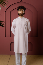 ILHAAN - Linen Panjabi | Kurta - Pink