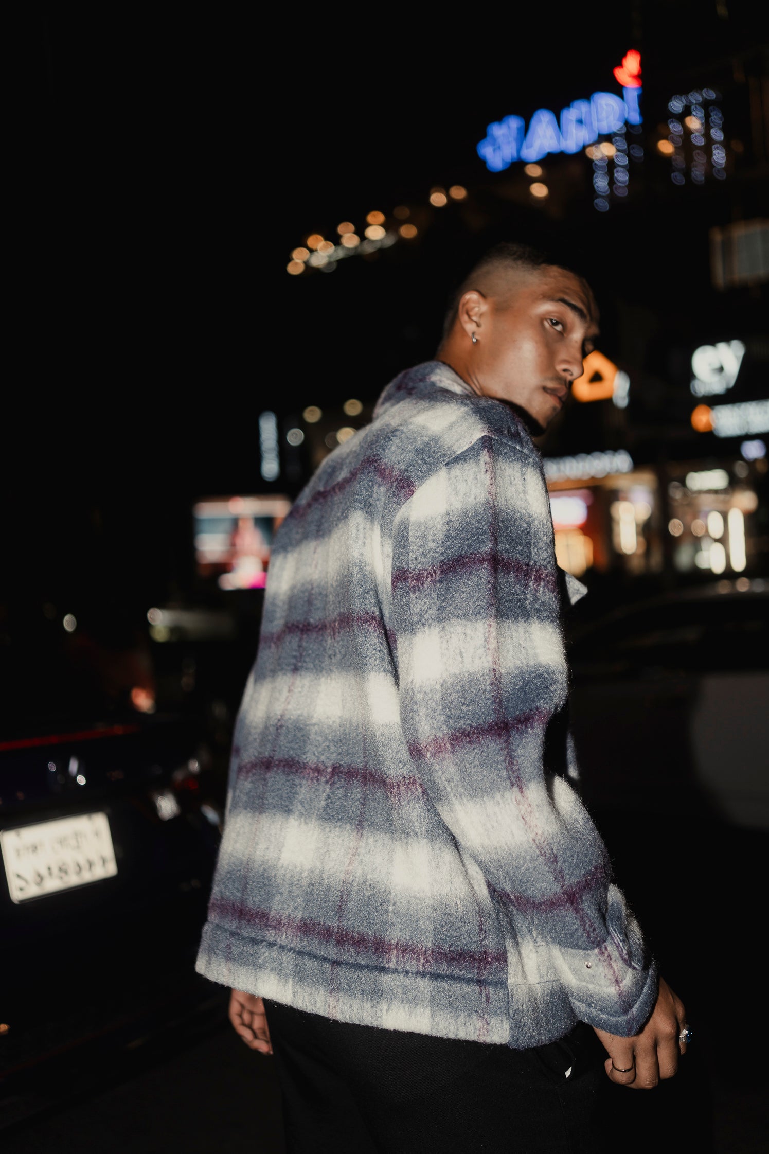 Oslo - Soft Brushed Jacket For Men - Blue