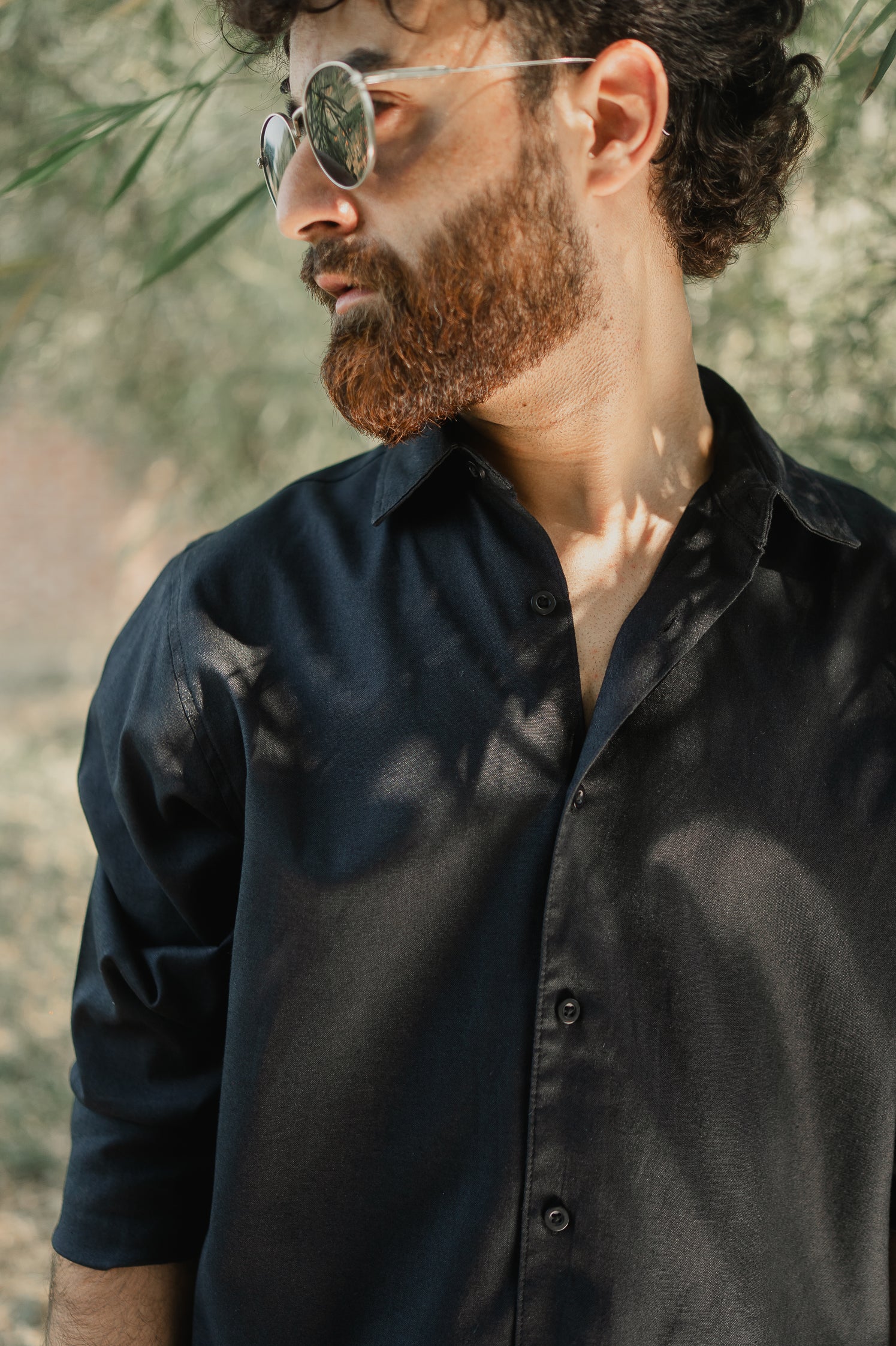 Oxford Shirt for Men - Black