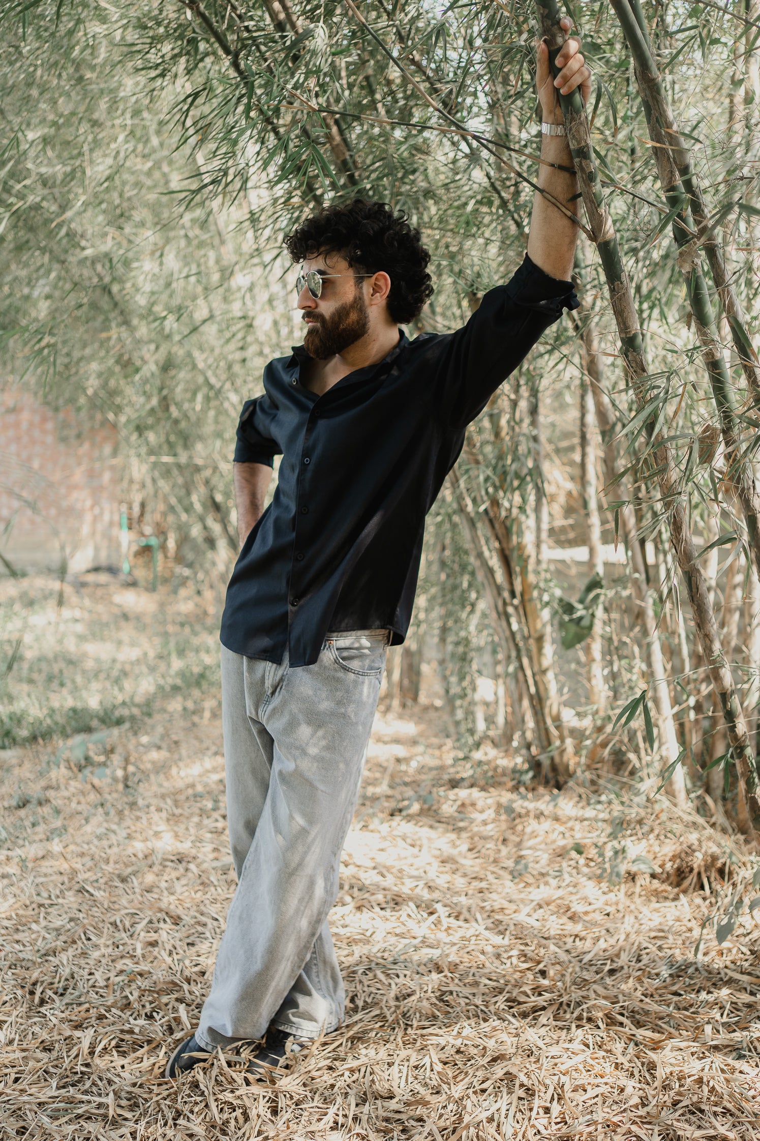 Oxford Shirt for Men - Black
