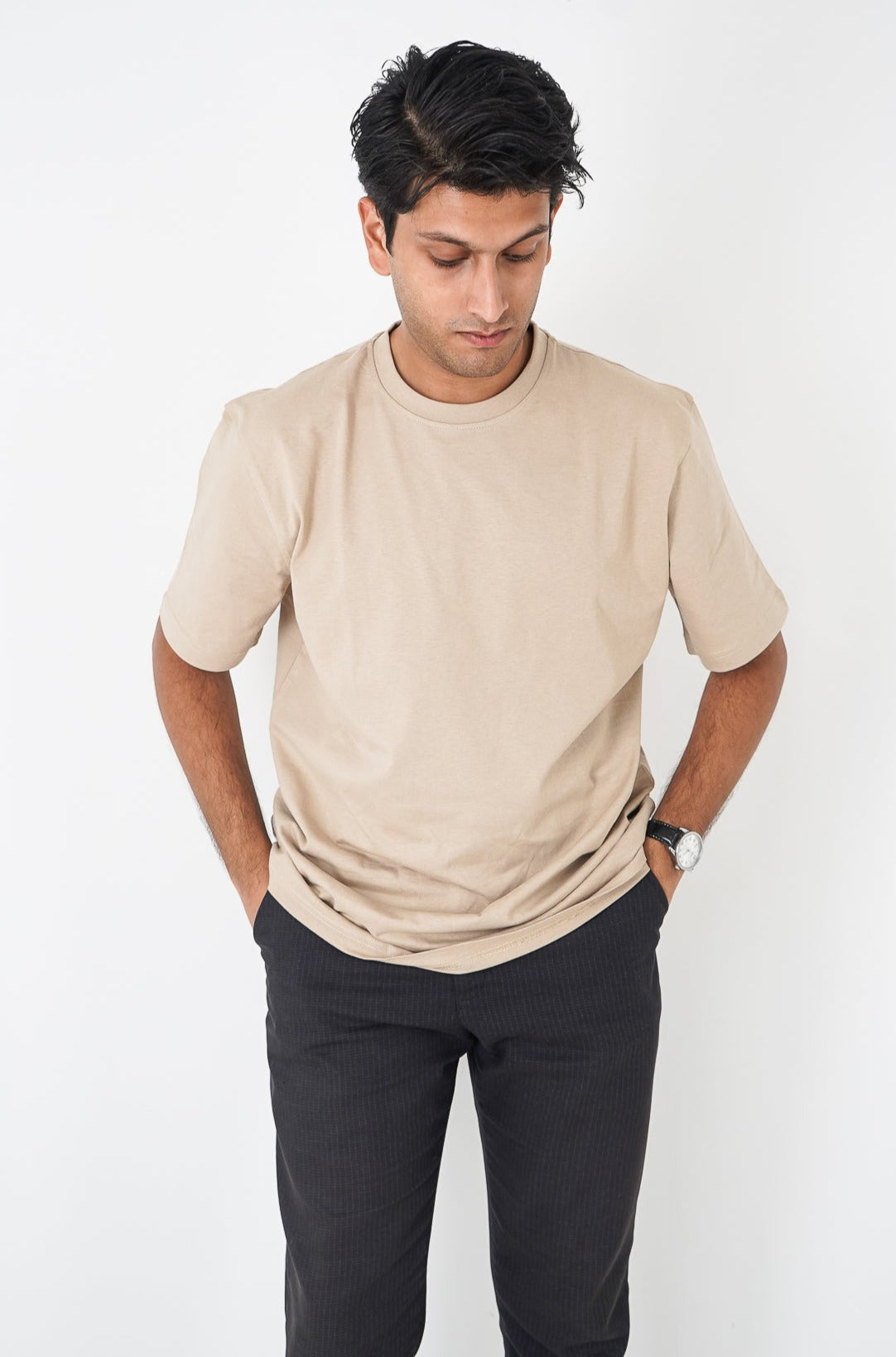 Basic T-Shirt - Beige