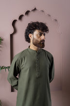 Ezran - Dark Olive Panjabi