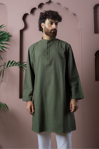 Ezran - Dark Olive Panjabi