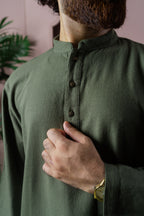 Ezran - Dark Olive Panjabi