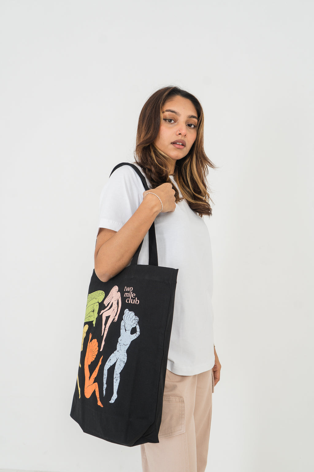 The Bold Mile Club - Tote Bags - Black