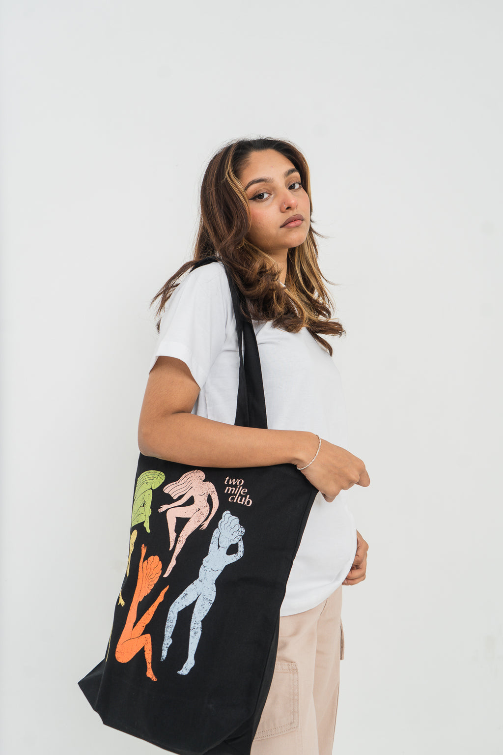 The Bold Mile Club - Tote Bags - Black