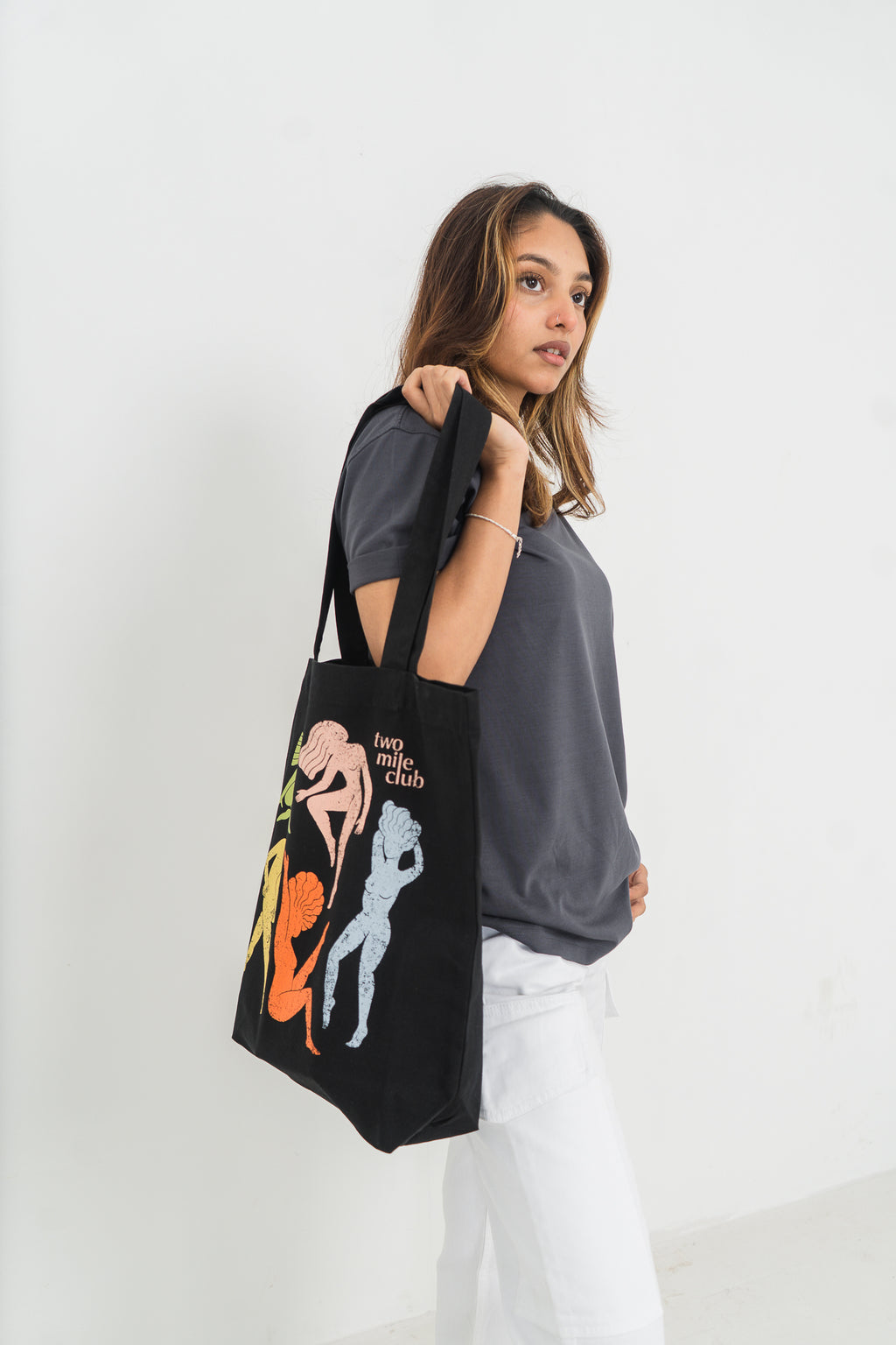 The Bold Mile Club - Tote Bags - Black