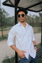 Oxford Formal / Casual Shirt for Men - White