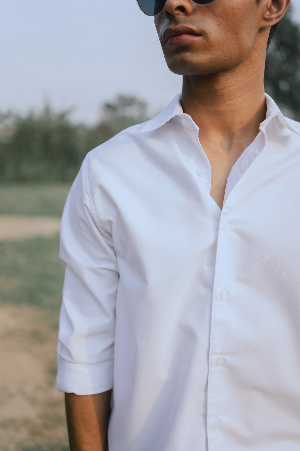 Oxford Shirt for Men - White