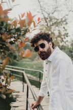 নওয়াজ - লিনেন কাবলি কুর্তা | পাঞ্জাবি - সাদা 