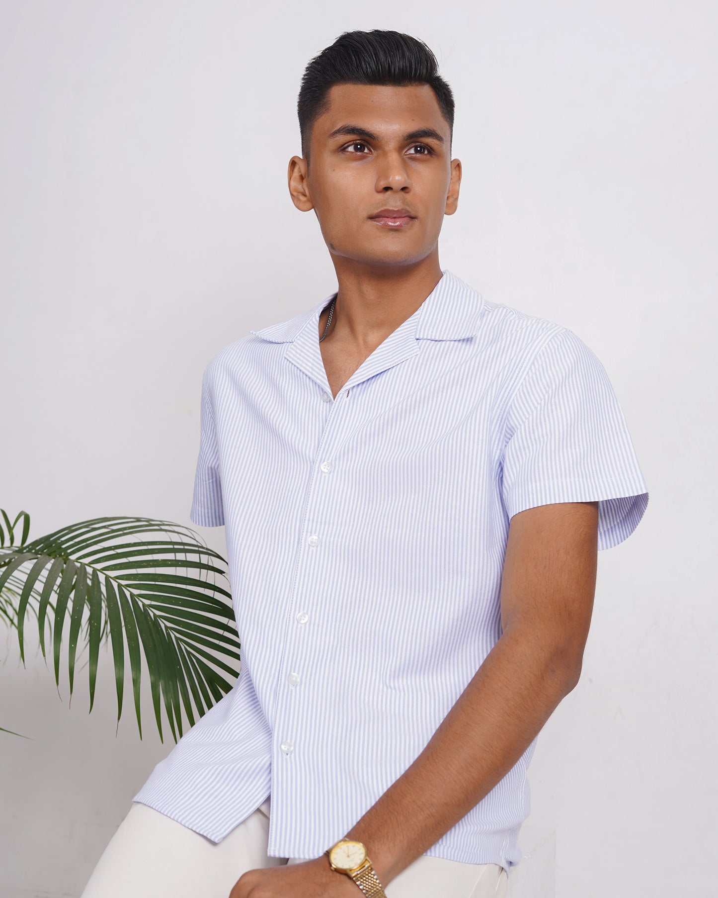 Cubana Raya - Thin Stripe - Cuban Shirt For Men