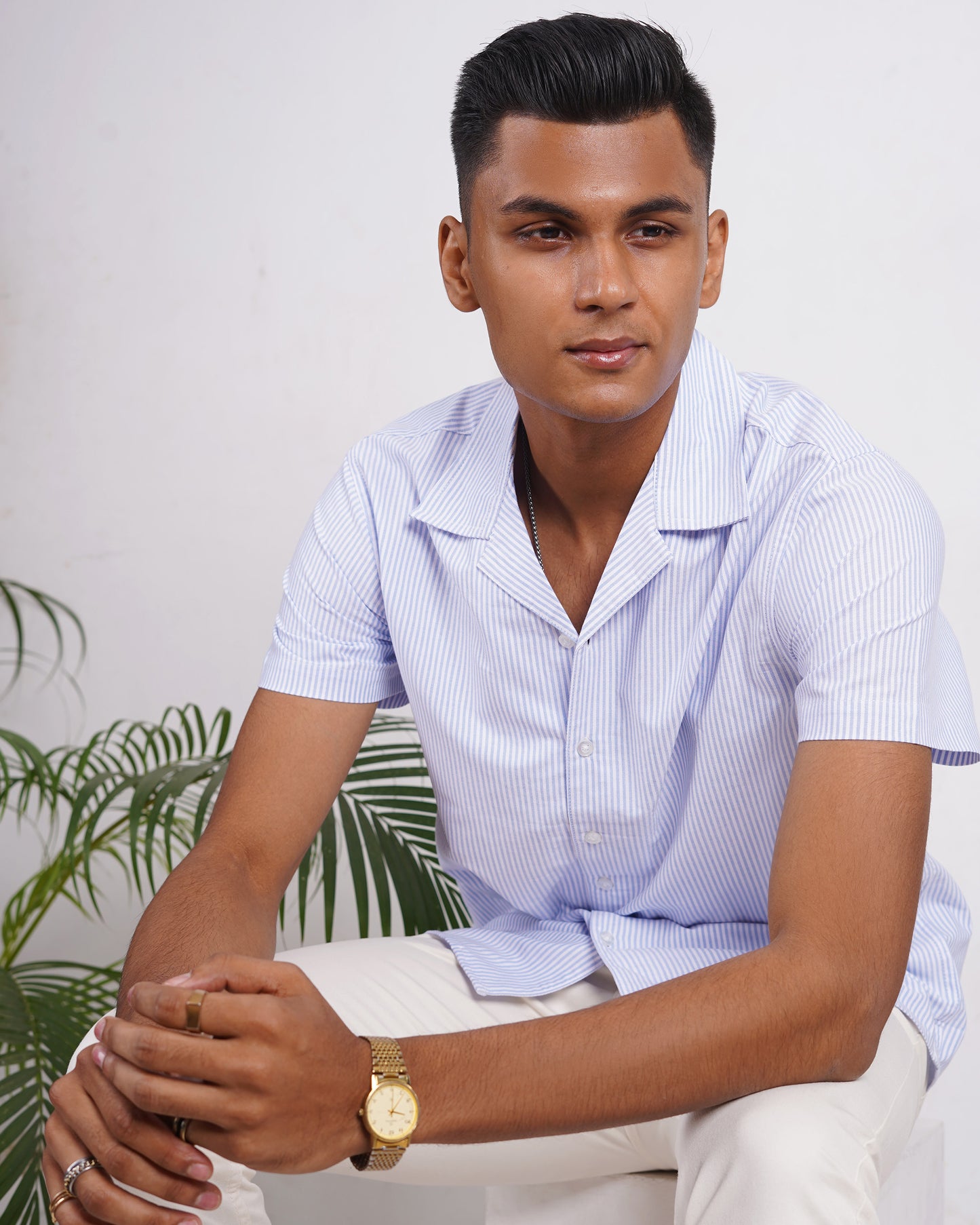 Cubana Raya - Thin Stripe - Cuban Shirt For Men