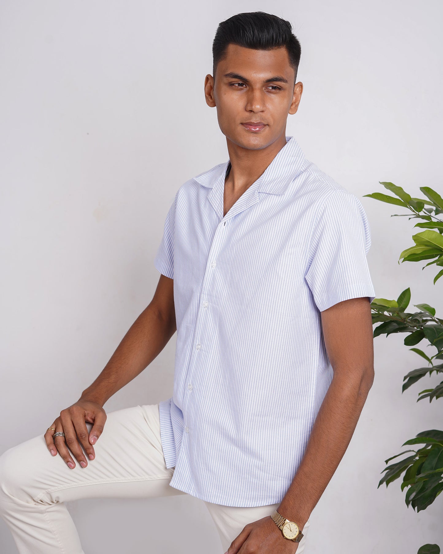 Cubana Raya - Thin Stripe - Cuban Shirt For Men