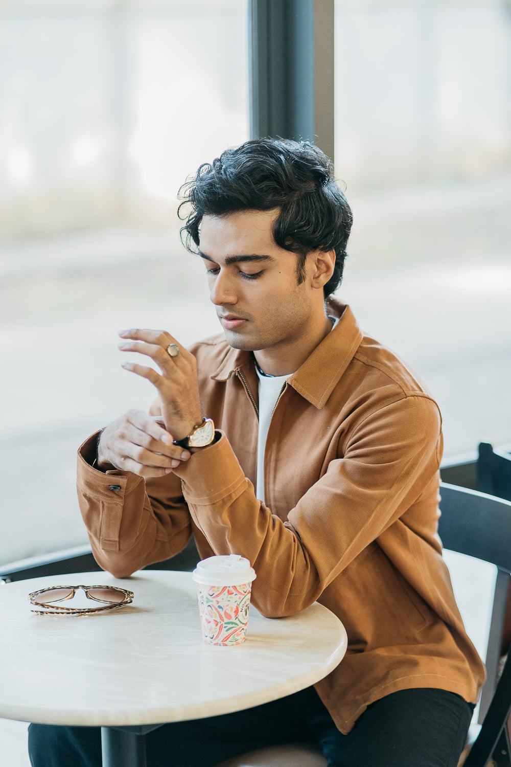 ক্যানভাস জ্যাকেট- ট্যান