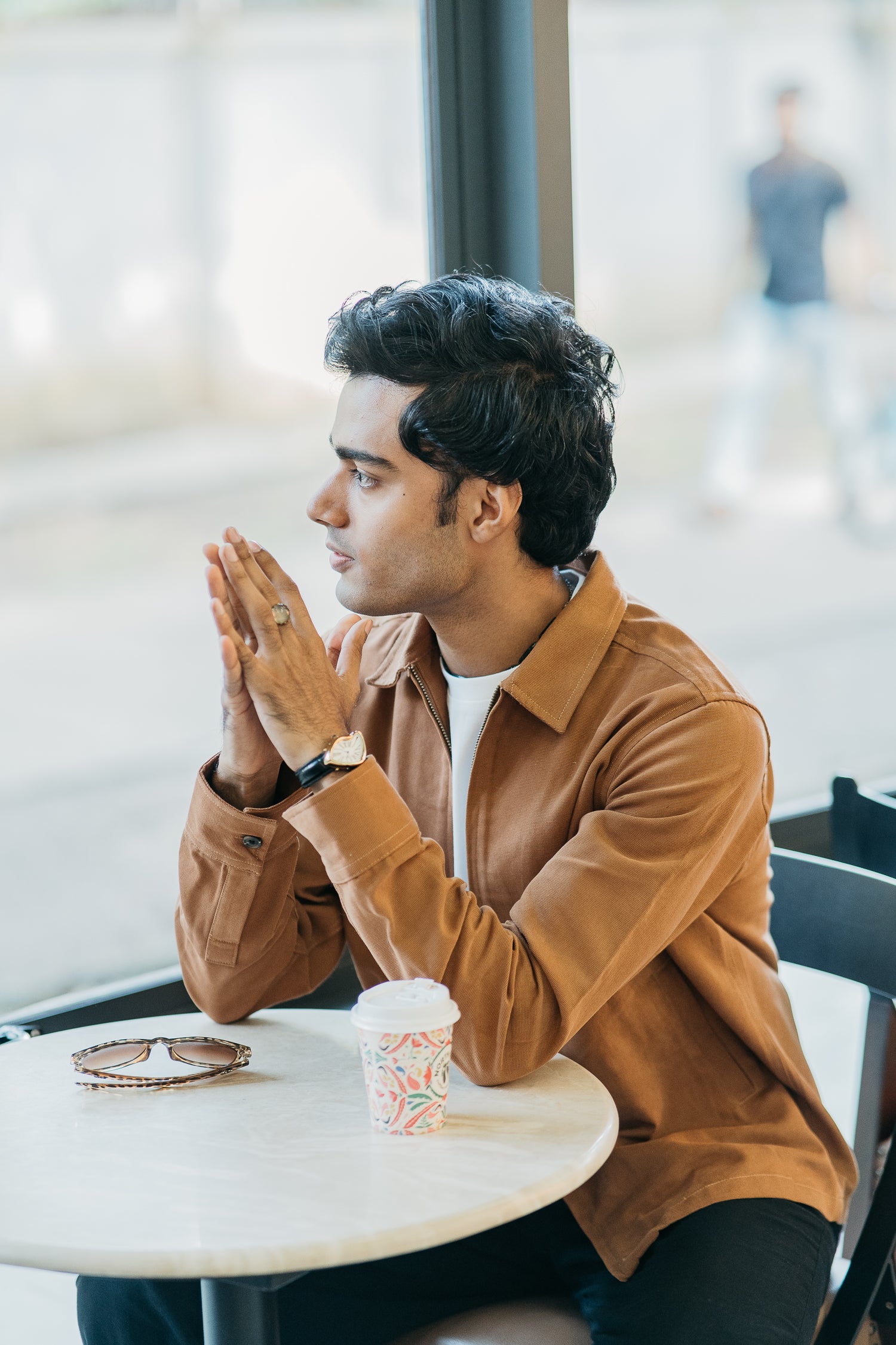 ক্যানভাস জ্যাকেট- ট্যান