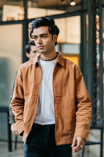 Canvas Jacket- Tan