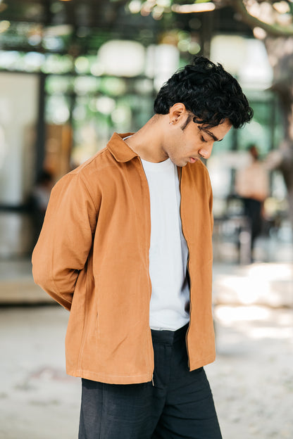 Canvas Jacket- Tan