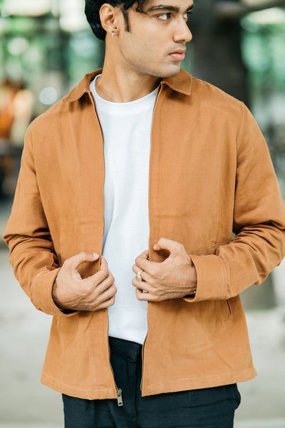 Canvas Jacket- Tan