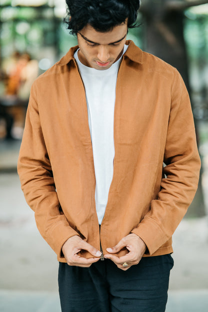 Canvas Jacket- Tan