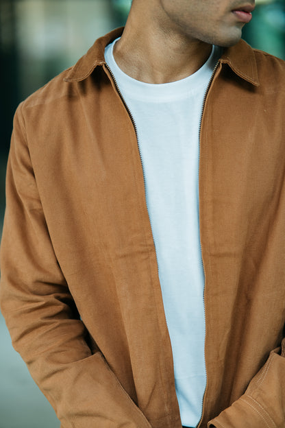 Canvas Jacket- Tan