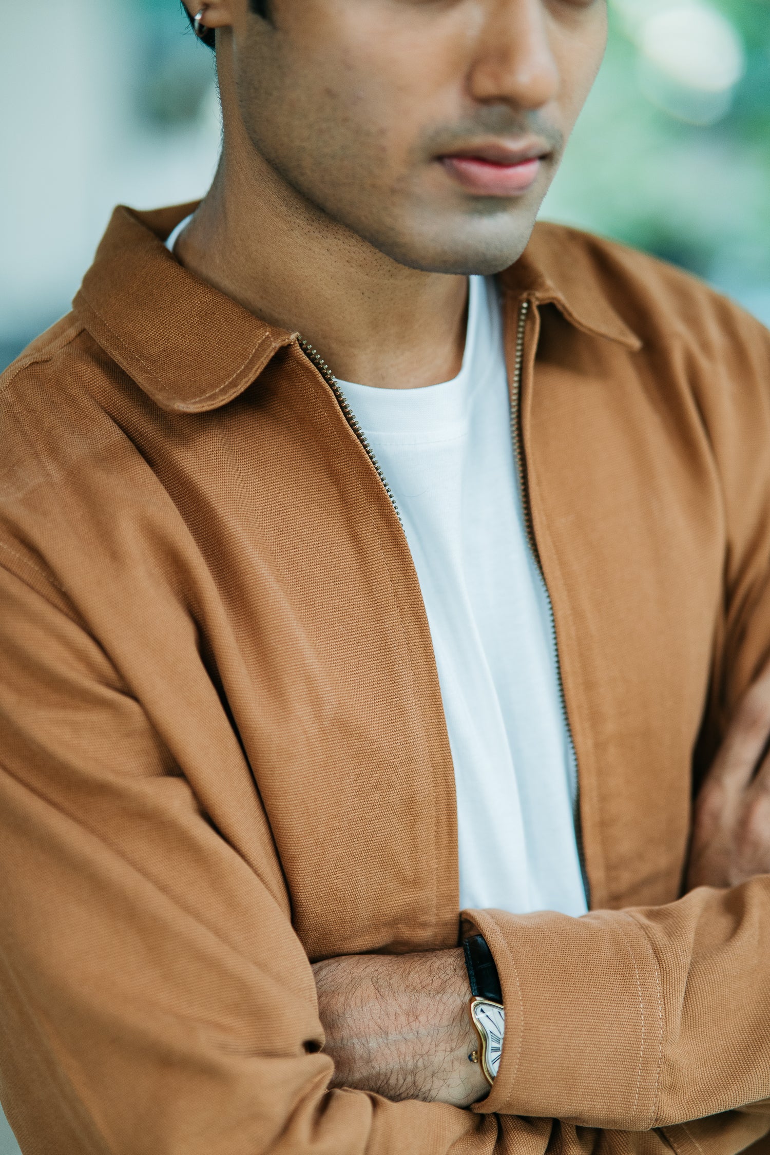 ক্যানভাস জ্যাকেট- ট্যান