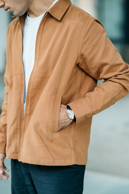 Canvas Jacket- Tan