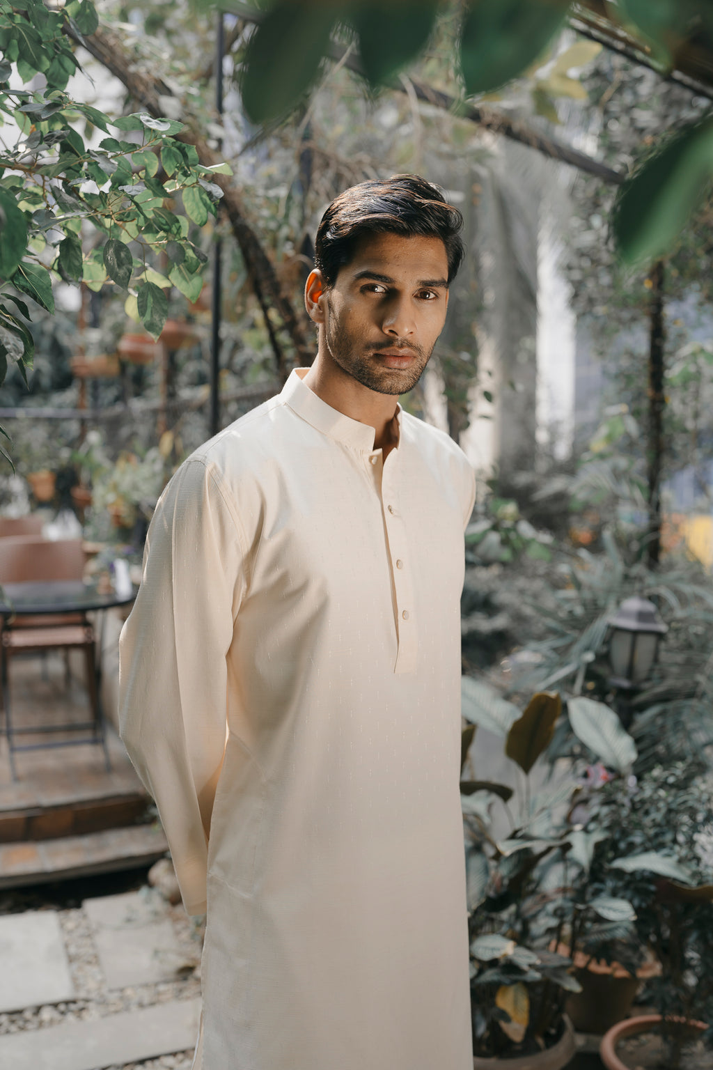 এজরান - ডার্ক অলিভ পাঞ্জাবি 