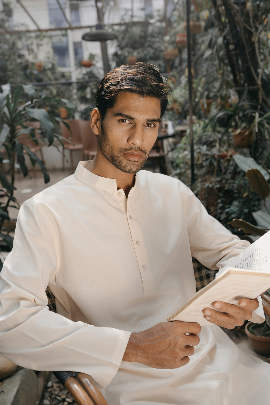 এজরান - ডার্ক অলিভ পাঞ্জাবি 