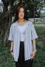 রেভের কিউবা - ক্রিম টেক্সচার্ড কিউবা - পুরুষদের জন্য রেভের শার্ট 