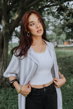 রেভের কিউবা - ক্রিম টেক্সচার্ড কিউবা - পুরুষদের জন্য রেভের শার্ট 