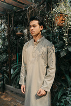 Arhaan - Light Green Embroidered Panjabi