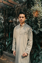 Arhaan - Light Green Embroidered Panjabi