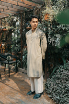 Arhaan - Light Green Embroidered Panjabi