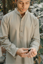 এজরান - ডার্ক অলিভ পাঞ্জাবি 