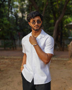 Cubana - White - Cuban Shirt For Men