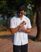 Cubana - White - Cuban Shirt For Men