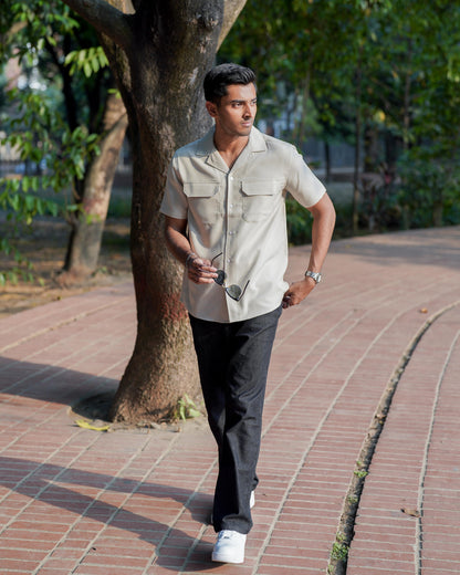 Curtis Cuba - Sepia - Cuban Shirt For Men