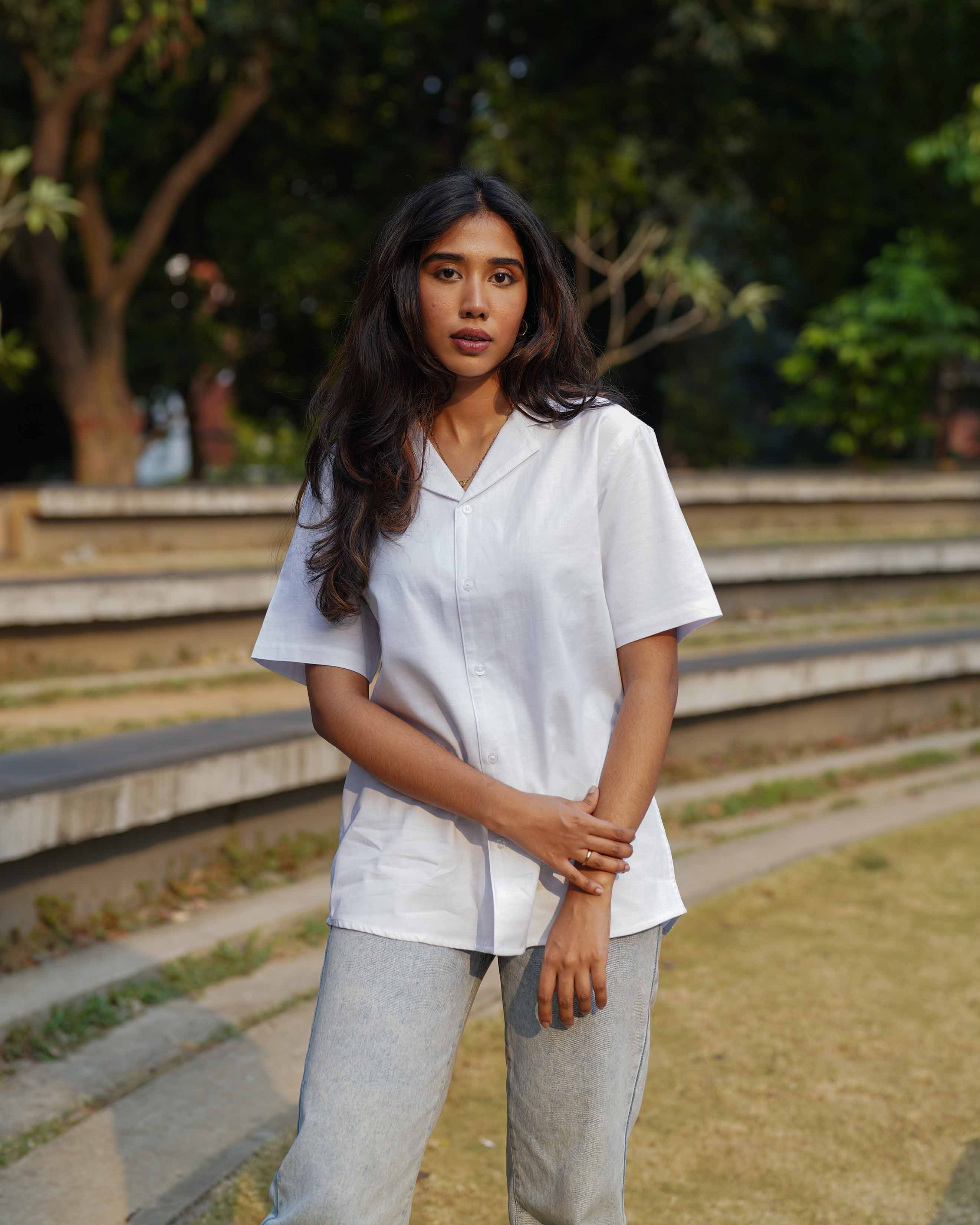 Cubana - White - Cuban Shirt - Unisex