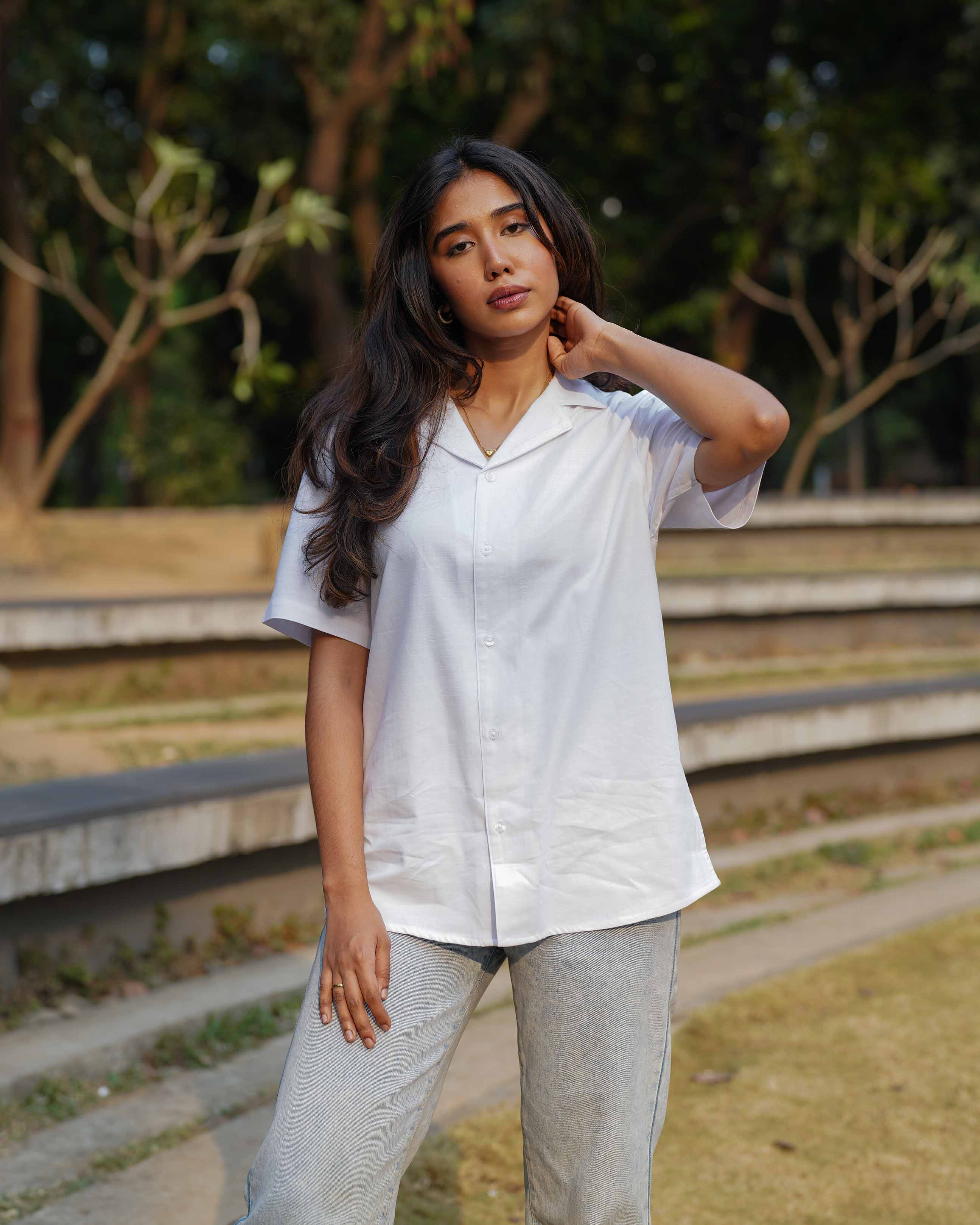 Cubana - White - Cuban Shirt - Unisex