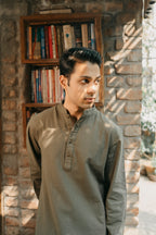 Ezran - Dark Olive Panjabi