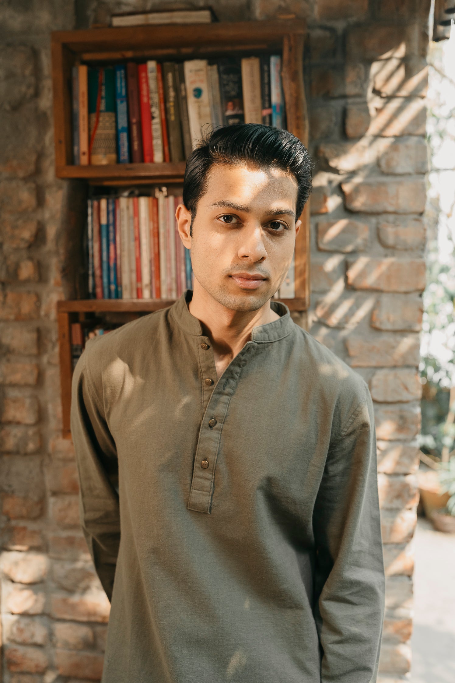 Ezran - Dark Olive Panjabi