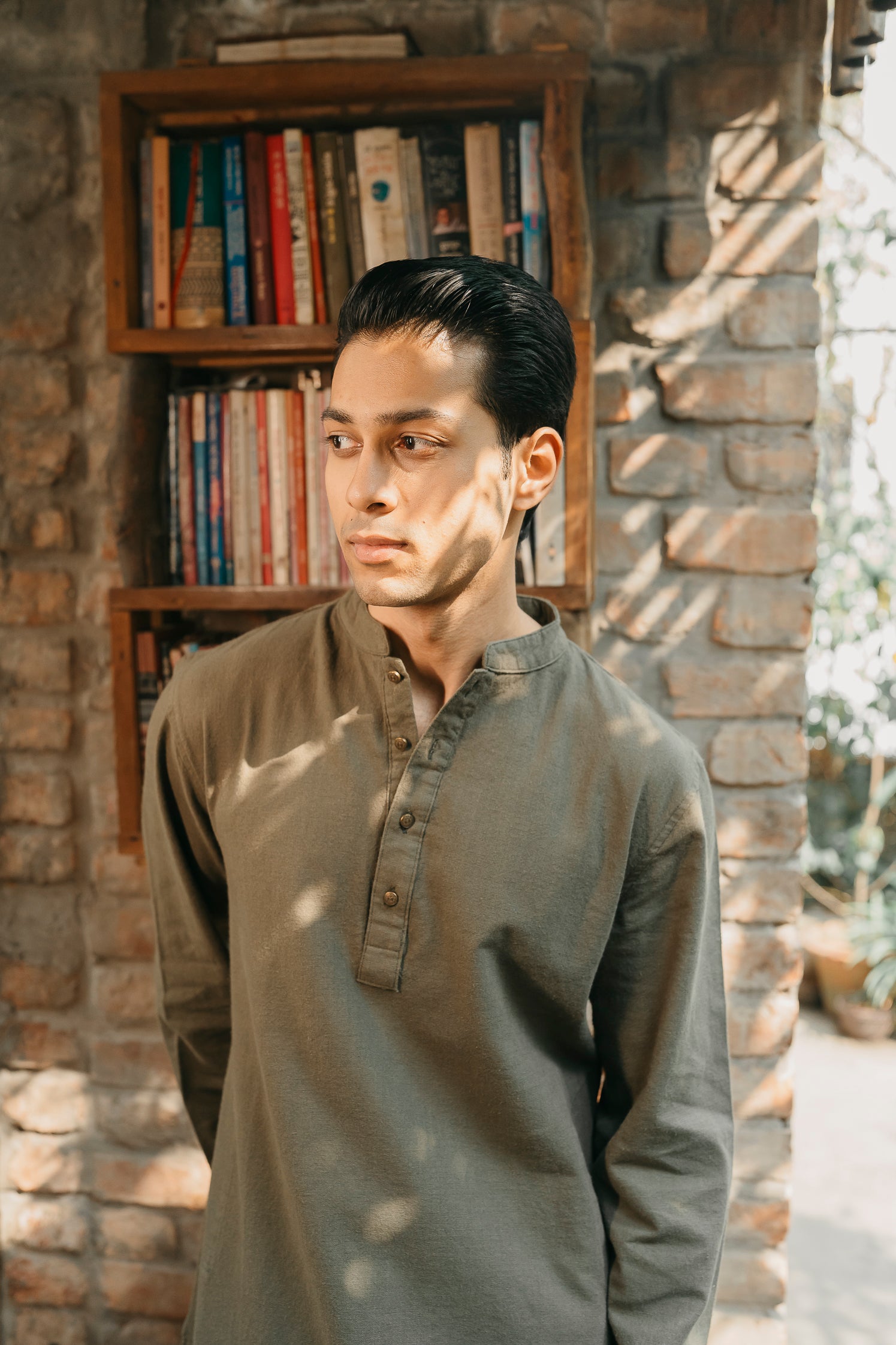 Ezran - Dark Olive Panjabi