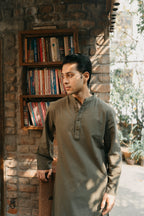 Ezran - Dark Olive Panjabi