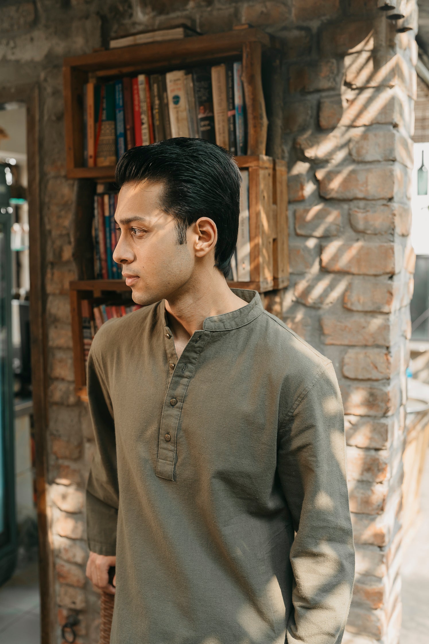 Ezran - Dark Olive Panjabi