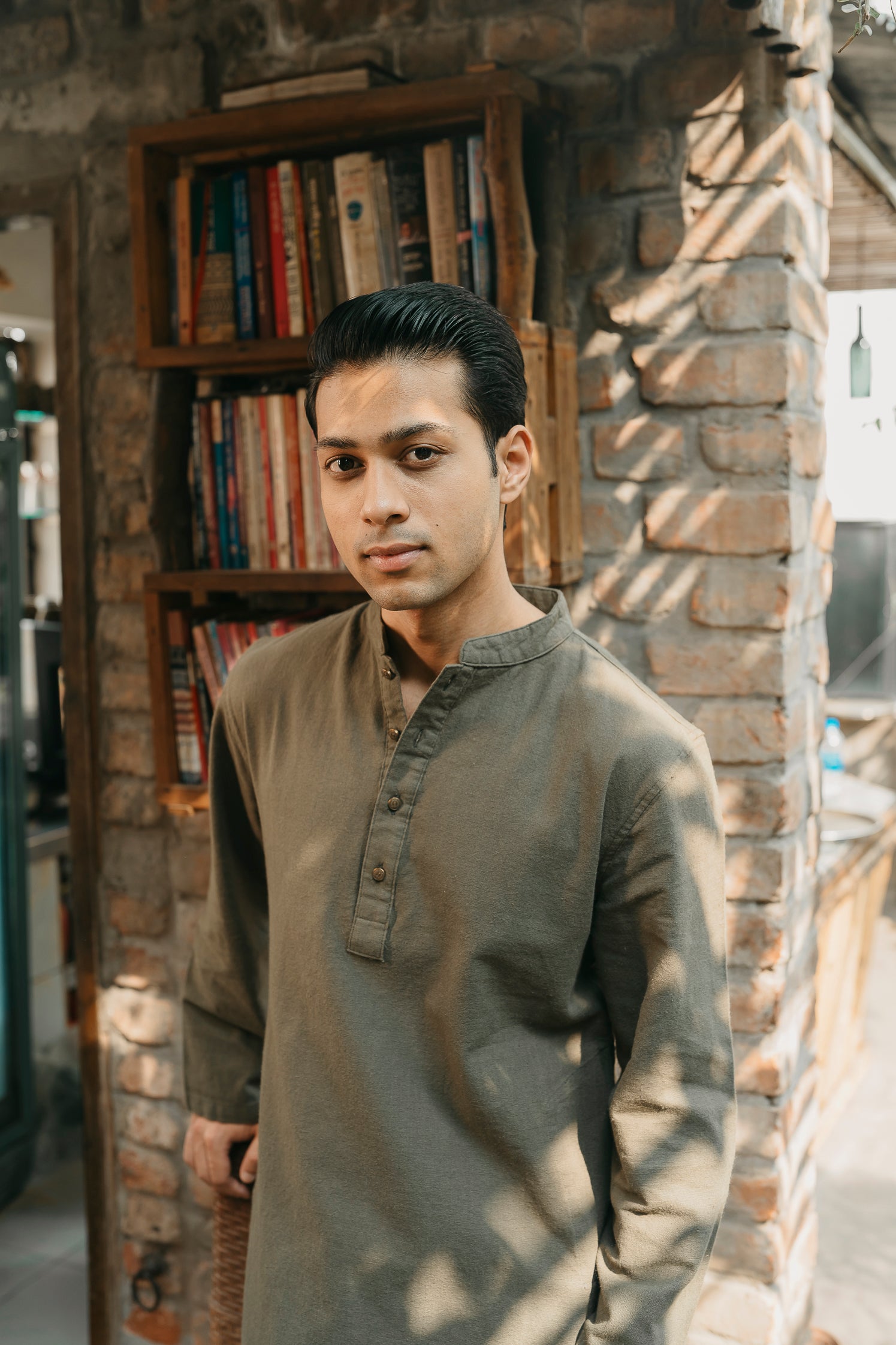 Ezran - Dark Olive Panjabi